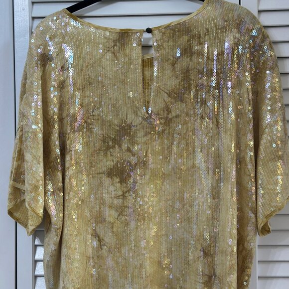 Pilcro by Anthropologie Sequin Top NWT Size Large, Holiday Parties & Nights Out - Picture 7 of 13